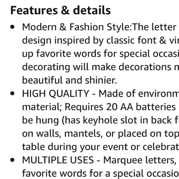 🌟🌟Ampersand Lighted Letter🌟🌟 - Picture 4 of 4